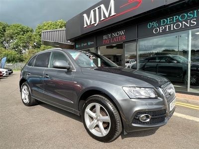 used Audi Q5 2.0 TDI QUATTRO S LINE 5d 168 BHP * FULL LEATHER * SATELLITE NAVIGATION * HEATED SEATS * PRIVACY GLASS * LED LIGHTS * EXCELLENT THROUGHOUT *