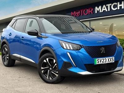 Used Peugeot e-2008 GTi 100 kW (136 HP) 2023 Blue SUV