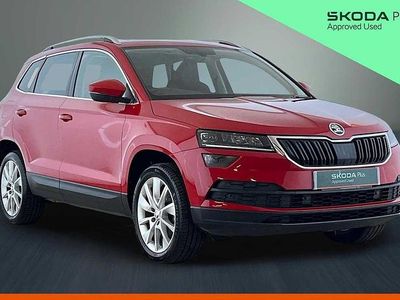 Used Skoda Karoq SE L 150 HP (110 kW) 2022 Velvet red metallic SUV