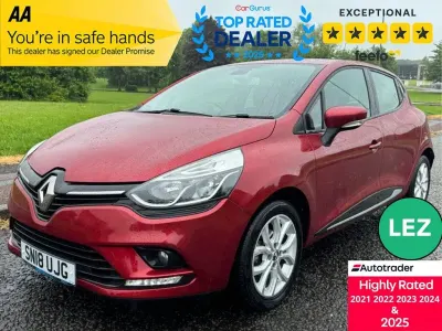 Used Renault Clio Dynamique 75 HP (55 kW) 2018 Red Hatchback