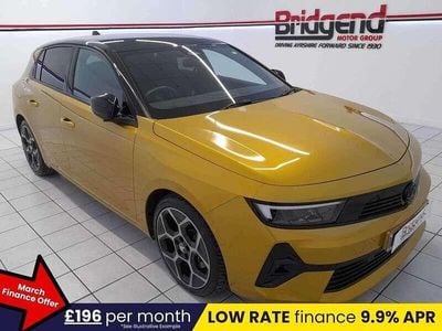 Used Vauxhall Astra GS Line 2023 Yellow/black Hatchback
