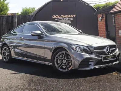 Used Mercedes C300 AMG Line Premium Plus 258 HP (189 kW) 2019 Grey Coupe