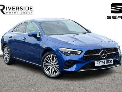 Used Mercedes CLA200 Executive 163 HP (119 kW) 2024 Blue Coupe