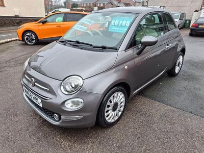 Used Fiat 500 Lounge 69 HP (50 kW) 2018 Grey Hatchback