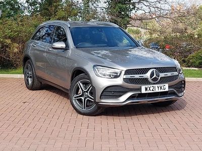 Used Mercedes GLC220 AMG line 194 HP (142 kW) 2021 Silver SUV