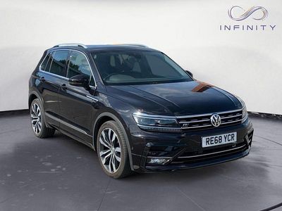 Black Used 2018 VW Tiguan R-line SUV | £18,949 (Fair price)