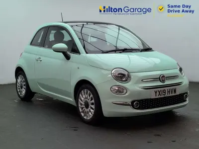 Used Fiat 500 Lounge 69 HP (50 kW) 2019 Green Hatchback