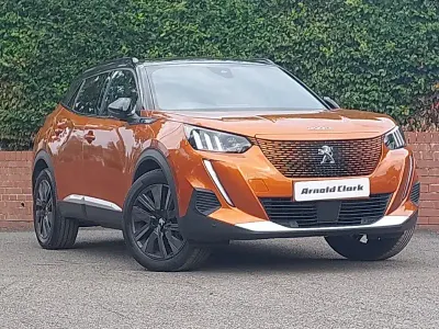 Used Peugeot e-2008 Premium 100 kW (136 HP) 2023 Orange SUV