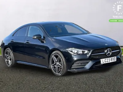 Used Mercedes CLA180 AMG Line Premium 136 HP (100 kW) 2022 Black Coupe