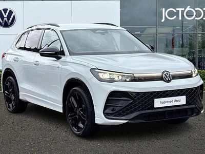 White New 2025 VW Tiguan R-line SUV | £36,889