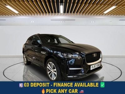 Black Used 2018 Jaguar F-Pace R-Sport SUV | £15,649 (Good price)