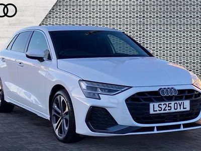 White Used 2025 Audi A3 e-tron S-Line Hatchback | £27,387 (Fair price)