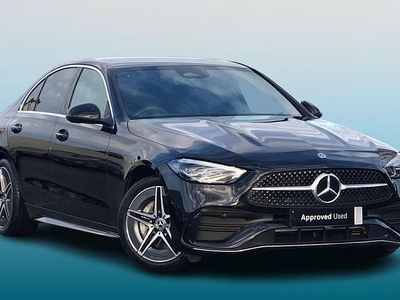 Black Used 2025 Mercedes C200 AMG line Sedan | £33,995 (Expensive)