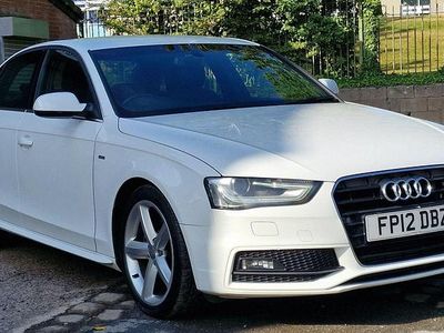 Used Audi A4 S-Line 177 HP (130 kW) 2012 White Sedan