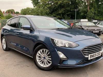 Blue Used 2020 Ford Focus Titanium Hatchback | £9,495 (Fair price)