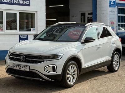 Pure white Used 2022 VW T-Roc Style SUV | £20,995 (Fair price)