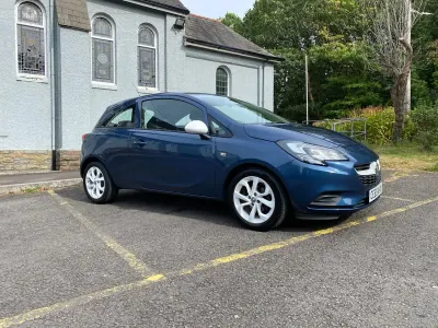 Used Vauxhall Corsa 69 HP (50 kW) 2015 Blue Hatchback