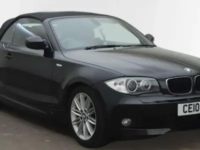 Used BMW 120 Cabriolet M Sport 2010 Black Cabriolet