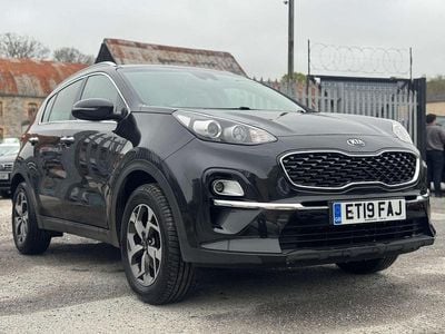 Begagnad Kia Sportage 177 HK (130 kW) 2019 Svart SUV