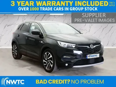 Used Vauxhall Grandland X Elite 120 HP (88 kW) 2018 Black SUV