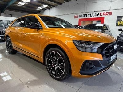 Used Audi Q8 Black Edition 340 HP (250 kW) 2022 Orange SUV