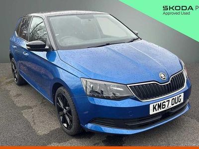 Used Skoda Fabia Colour Edition 73 HP (53 kW) 2017 Race blue metallic Hatchback