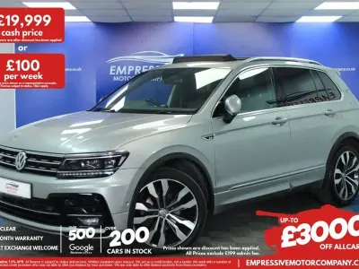 Begagnad VW Tiguan R-line 150 HK (110 kW) 2019 Silver SUV