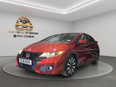 Begagnad Honda Civic SE Plus 100 HK (73 kW) 2016 Röd Halvkombi