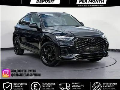 Used Audi Q5 Sportback S-Line 204 HP (150 kW) 2021 Black SUV