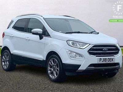 White Used 2018 Ford Ecosport Titanium SUV | £8,199 (Fair price)