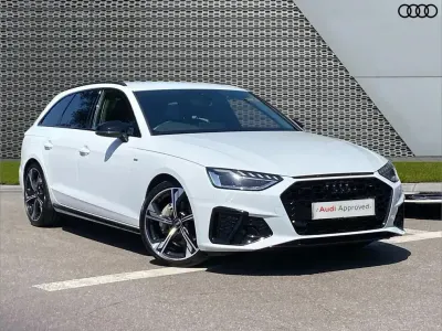 Used Audi A4 Black Edition 200 HP (147 kW) 2022 White Estate