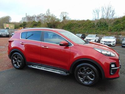 Begagnad Kia Sportage 177 HK (130 kW) 2019 Röd SUV