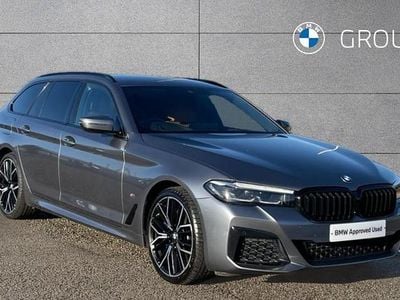Blue Used 2022 BMW 530 M Sport Estate | £37,995 (Expensive)