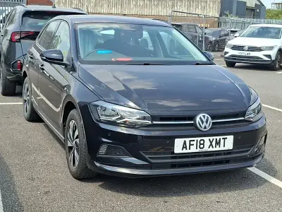 Used VW Polo SE 65 HP (47 kW) 2018 Black Hatchback