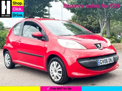 Used Peugeot 107 68 HP (50 kW) 2006 Red Hatchback