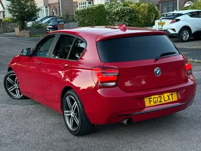 Used BMW 116 Sport Line 2012 Red Hatchback