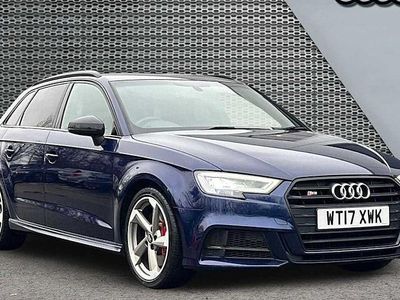 Blue Used 2017 Audi S3 Sportback Black Edition Hatchback | £23,325 (Fair price)