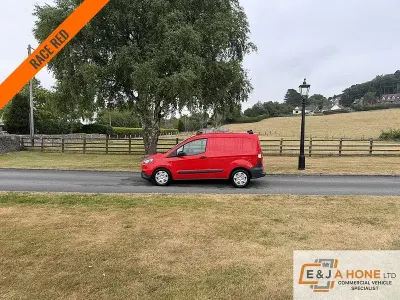 Used Ford Transit Courier 75 HP (55 kW) 2021 Race red (solid paint) Van