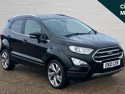 Black Used 2021 Ford Ecosport Titanium SUV | £11,339 (Fair price)