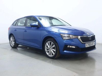 Used Skoda Scala SE 115 HP (84 kW) 2019 Blue Hatchback