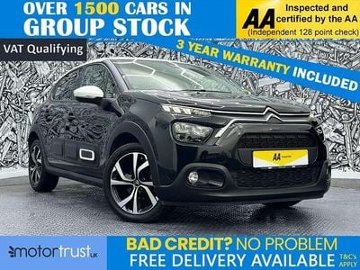 Used Citroën C3 PureTech 83 HP (61 kW) 2022 Black Hatchback