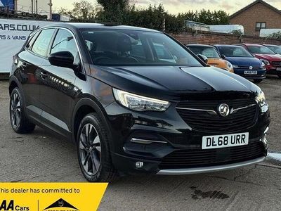 Used Vauxhall Grandland X Sport 130 HP (95 kW) 2018 Black SUV