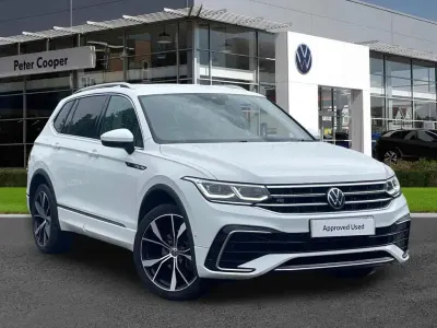 Used VW Tiguan Allspace R-line 150 HP (110 kW) 2023 White SUV