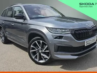 Used Skoda Kodiaq SportLine 196 HP (144 kW) 2023 Graphite grey metallic SUV