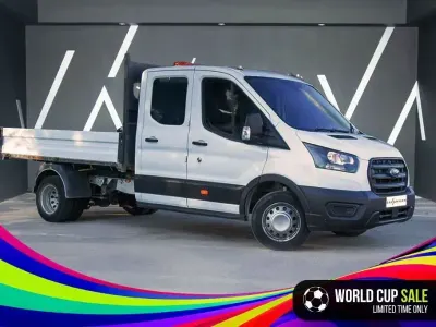 Used Ford Transit 130 HP (95 kW) 2021 White Cabriolet