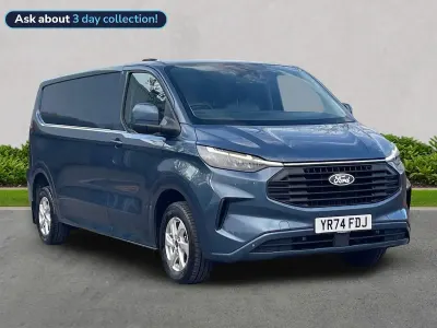 Used Ford Transit Custom Limited 136 HP (100 kW) 2024 Blue Van