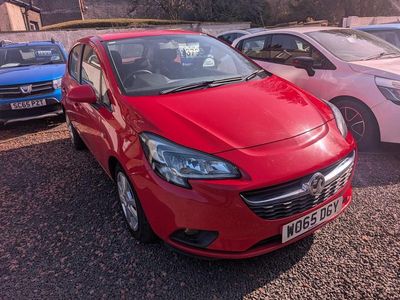 Used Vauxhall Corsa Design Edition 75 HP (55 kW) 2016 Red Hatchback