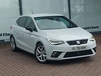 Used Seat Ibiza FR 95 HP (69 kW) 2020 White Hatchback