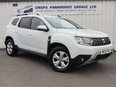 Begagnad Dacia Duster Comfort 2021 Vit Halvkombi