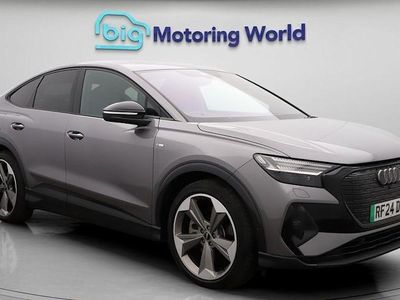 Grey Used 2024 Audi Q4 Sportback e-tron Black Edition SUV | £34,300 (Fair price)